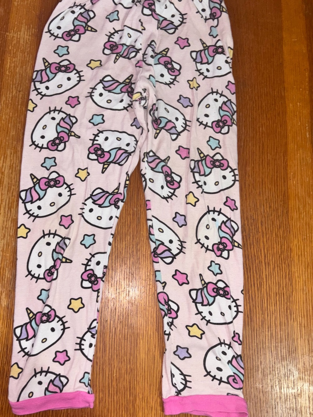 Hello Kitty Pink Unicorn Face Print Leggings